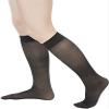 Allegro Womens 15-20 mmHg Compression Stockings, 265 Soft Heather Opaque Microfiber, Thigh High Supports view 1