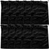 Extra Large Black Velvet Cremains Bags for Ashes 10-Pack - Extra Large Size 13"L x 15"H - for Holding 400 Cubic Inches of Pet or Human Cremains - Includes Plastic Bags for Ashes view 1