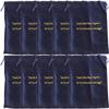 Large Blue Velvet Rainbow Bridge Cremains Bags for Ashes 10-Pack - Large Size 10"L x 12"H - for Holding 230 Cubic Inches of Pet Cremains - Includes Plastic Bags for Ashes view 1