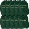 Medium Green Rainbow Bridge Velvet Cremation Urn Bag 10-Pack - Velvet Cotton Bags for Urns - Medium Size 9"L x 6"W x 13"H - Great for Holding a Pet Urn Measuring 11"H or Smaller view 1