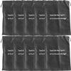 Extra Large Gray Velvet Rainbow Bridge Cremains Bags for Ashes 10-Pack - Extra Large Size 13"L x 15"H - for Holding 400 Cubic Inches of Pet Cremains - Includes Plastic Bags for Ashes view 1