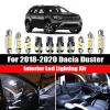 10pcs White Canbus LED Interior,for Dacia Duster 2 2018 2019 2020 Reading Ceiling Cargo Lights Dome Map Roof Light Bulbs Kit view 2