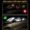 10pcs White Canbus LED Interior,for Dacia Duster 2 2018 2019 2020 Reading Ceiling Cargo Lights Dome Map Roof Light Bulbs Kit view 3