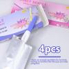 SHENGSEN 4 Packs Fake Pregnancy Test Strips,Always Positive Early Pregnancy Test Kit,Prank HCG Pregnancy Rapid Test for April Fools' Joke Gag,Blue & Pink view 4