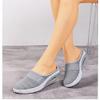 Dosurgorn Women's Air Cushion Slip-On Walking Shoes- Orthopedic Diabetic Walking Shoes, Mesh Orthopedic Diabetic Walking Shoes (Grey, 7, Numeric_7) view 3