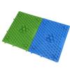 Green Foot Massagers Reflexology Mat - Foot Massage Mat with Walking Toe Plate for Yoga, Outdoor Games, Bathroom Use - Green view 2
