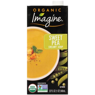 Imagine Organic Sweet Pea Creamy Soup 32 fl. oz (Pack of 6)