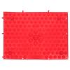FOMIYES Reflexology Foot Massage Pad - Acupressure Mat for Blood Circulation, Stress Reliefs, and Foot Health, Home Therapy Massaging Plate (Red) view 1