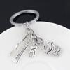 airgoesin 10pcs Toothbrush Toothpaste Keychain Metal Pendant Key Ring for Birthday Keychain for Kids Children Adults Giveaways view 2