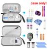 Elonbo Diabetic Supplies Storage Bag, Portable Glucose Meter Carrying Case, Insulin Pen and Medication Travel Case for Glucose Meters, Insulin Pen, Test Strips, Lancets, Syringe, Small Ice Pack, Black view 2