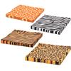 Jungle Safari Animal Print Napkins - Paper Napkins for Safari Themed Party & Events, 3 Ply 48 Pack view 3