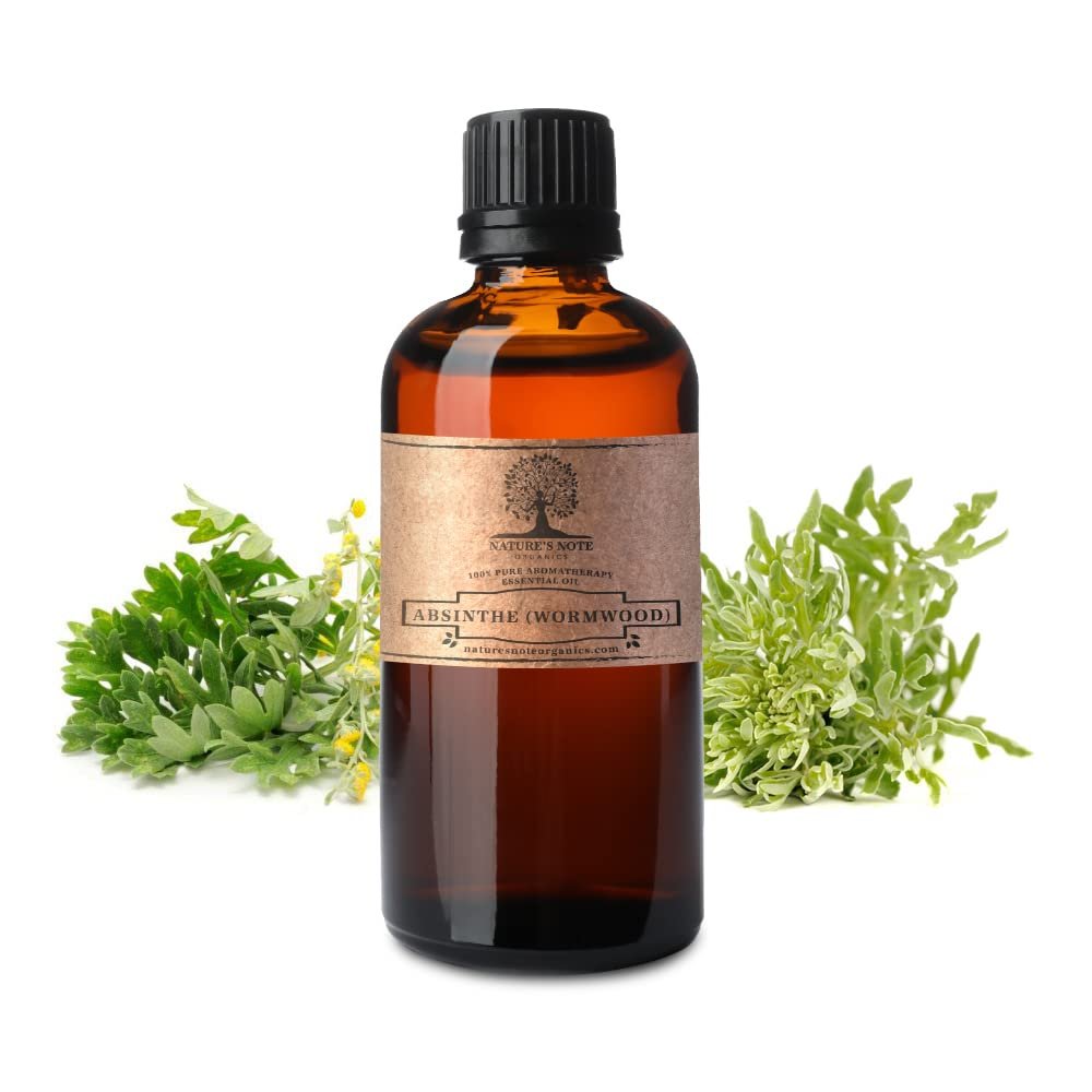 Absinthe (Wormwood) Aromatherapy Essential Oil - 100% Pure Aromatherapy Grade Essential Oil by Nature's Note Organics - 0.3 Fl Oz