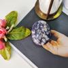 Shubhanjali Iolite Natural Crystal Oval Purple Palm Stone,Soap for Relaxation,Meditation and Crystal Healing,Pack of 1 view 3