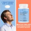 Curist Guaifenesin 600 mg Extended Release Tablets (200 Dye-Free Tablets) - Expectorant Mucus Relief, Generic Guaifenesin 600 mg, (Bulk Pack) view 2