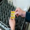 Dishwasher Rinse Temp THERMOLABEL 180F/82C for Hot Water Sanitation Dishwashers with an External Rinse Water Pipe view 4