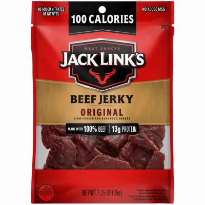 Jack Link's 10000008418 Beef Jerky, Original, 1.25-oz. - Quantity 10