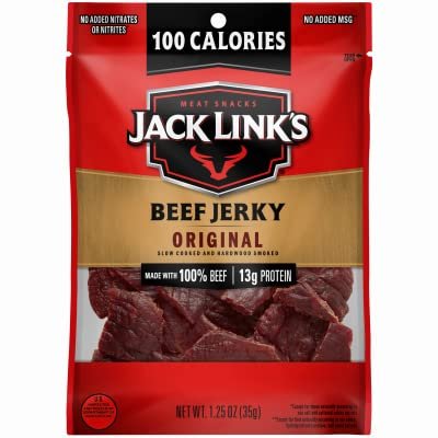 Jack Link's 10000008418 Beef Jerky, Original, 1.25-oz. - Quantity 10
