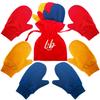 Bamboo Mittens for Eczema, Age 1-2 Kids, Dry Skin, Eczema Gloves, Overnight Moisturizing for Children, 3 Pairs view 1