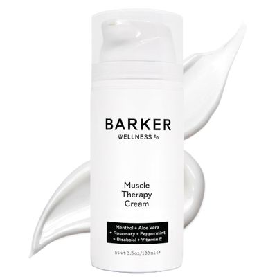Barker Wellness Soothing Muscle Therapy Cream | Advanced Joint & Muscle Relief for Recovery & Relaxation | Enriched with Antioxidants & Moisturizing Vitamin E | All-Natural Vegan Formula (100ml)