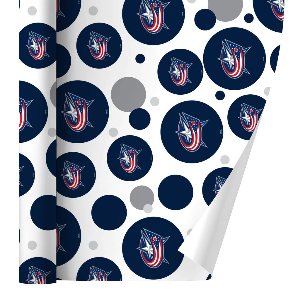 GRAPHICS & MORE Colombus Blue Jackets Logo Gift Wrap Wrapping Paper Roll