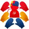Bamboo Mittens for Eczema, Age 3-4 Kids, Dry Skin, Eczema Gloves, Overnight Moisturizing for Children, 3 Pairs view 1