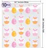 AnapoliZ Cellophane Wrap Bags | (10 Pcs) X-Large 24 in X 30 in | 2.5 Mil Thick Crystal Clear Cellophane Bags for Easter Gifts for Wrapping | Easter Bunny & Eggs Baskets Bags view 2