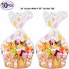 AnapoliZ Cellophane Wrap Bags | (10 Pcs) X-Large 24 in X 30 in | 2.5 Mil Thick Crystal Clear Cellophane Bags for Easter Gifts for Wrapping | Easter Bunny & Eggs Baskets Bags view 4