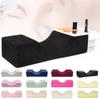 Koolouispoper Grafting Eyelashes Soft Memory Foam Pillow with Pocket U Shape Eyelash Extension Pillow Beauty Salon Makeup Tool (Pea Green) view 2