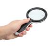 10X Magnifier with LED Light, 3.5 inches Handheld Magnifying Glass, Philatelist Inspection Tools for Hobbies Stamps Checking view 3