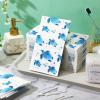 Yisong 100 Pcs Turtle Disposable Hand Towels Paper Napkins for Bathroom Guest Decorative Soft Towels Ocean Party Supplies Summer Sea Decoration for Graduation Birthday Holiday Wedding Baby Shower view 4