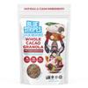 Blue Stripes Whole Cacao Granola - Gluten Free 70% Dark Chocolate Granola for Cereal, Oatmeal, Yogurt, 5g Protein Per Serving, Source of Fiber, Vegan, Low Sugar - Dark Chocolate, 8 oz Bag view 1