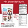 Blue Stripes Whole Cacao Granola - Gluten Free 70% Dark Chocolate Granola for Cereal, Oatmeal, Yogurt, 5g Protein Per Serving, Source of Fiber, Vegan, Low Sugar - Dark Chocolate, 8 oz Bag view 3