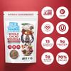 Blue Stripes Whole Cacao Granola - Gluten Free 70% Dark Chocolate Granola for Cereal, Oatmeal, Yogurt, 5g Protein Per Serving, Source of Fiber, Vegan, Low Sugar - Dark Chocolate, 8 oz Bag view 4