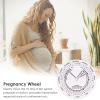 8Pcs Pregnancy Wheel Badge Card, Pregnancy Wheel Due Date Calculator for Doctors Midwives Nurses Pregnant Patients view 4