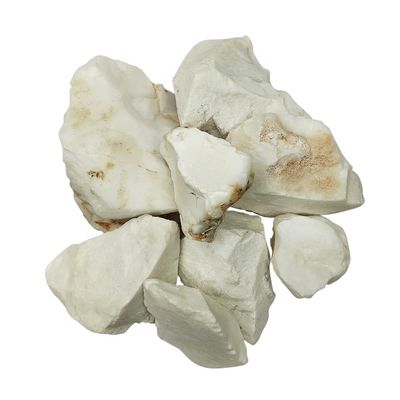 Shubhanjali Natural Cashew Opal Crystals Raw Rough Stones for Reiki Stones Healing 250 Gm Approx- Off White