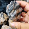 Shubhanjali Natural Black Rutile Crystals Raw Rough Stones for Reiki Stones Healing 250 Gm Approx- Black view 2