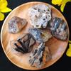Shubhanjali Natural Black Rutile Crystals Raw Rough Stones for Reiki Stones Healing 250 Gm Approx- Black view 4