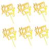10pcs Happy Mothers Day Cake Topper Cake Picks Acrylic Sticks Happy Mothers Day Sign for Flower Bouquet for Motherday Birthday Cupcake Party Favors Decorations view 1