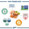 Fisher Chef's Naturals Walnut Halves & Pieces Pantry Pack PET 22 oz, 100% California Unsalted Walnuts for Baking & Cooking, Healthy Snacks for Adults, Vegan Protein, Keto Walnut Snack Gluten Free view 4
