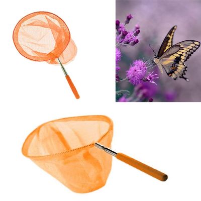 Insect Butterfly Net with 8" Ring Handle Extends to 34" Telescopic Catching Bug