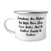 Unique Grandma, Grandmas Are Mothers, But With More Sleep, Fewer Rules, And An Endless, Grandma 12oz Camper Mug From Granddaughter view 1