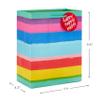 Hallmark Assorted Birthday Gift Bags (8 Bags: 4 Medium 9", 4 Large 13") Birthday Cake, Stripes, Balloons, Solids in Red, Yellow, Blue view 3