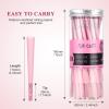 TISFA Pink Pre rolled Cones 60 Pack Rolling Papers King Size Rolling Cones with Packing Sticks view 2