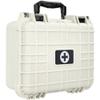 Eylar Large 13.37 Inch Hard Protective Medical Case EMT First Responder and First Aid Service Storage Box, Waterproof, Dustproof, Shockproof with Foam (White) view 1