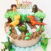 14 PCS Dinosaur Cake Decorations, Cake Toppers Dinosaur Jungle Happy Birthday Decoration for Boys Baby Shower Party Supplies, Dinosaur Theme Birthday Cake Topper view 2