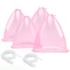 Buttocks Vacuum Cups 210ml & 180ml, XXL Vacuum Therapy Cupping Machine Accessories 8.26 inch & 9.4 inch Diameter Butt Suction Cups with Y-Hose for Bigger Butt Lifting Body Massage, 2 Pair (Pink) view 1