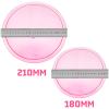 Buttocks Vacuum Cups 210ml & 180ml, XXL Vacuum Therapy Cupping Machine Accessories 8.26 inch & 9.4 inch Diameter Butt Suction Cups with Y-Hose for Bigger Butt Lifting Body Massage, 2 Pair (Pink) view 3