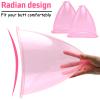 Buttocks Vacuum Cups 210ml & 180ml, XXL Vacuum Therapy Cupping Machine Accessories 8.26 inch & 9.4 inch Diameter Butt Suction Cups with Y-Hose for Bigger Butt Lifting Body Massage, 2 Pair (Pink) view 4