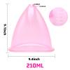 Buttocks Vacuum Cups 210ml, XXL Vacuum Therapy Cupping Machine Accessories 9.4 inch Diameter Butt Suction Cups with Y-Hose for Bigger Butt Lifting Body Massage, 1 Pair (Pink) view 2
