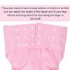 2pcs Adult Diapers for Women Washable Nappy Reusable Adult Nappy Leak-Proof Diaper Pants Large Size view 2
